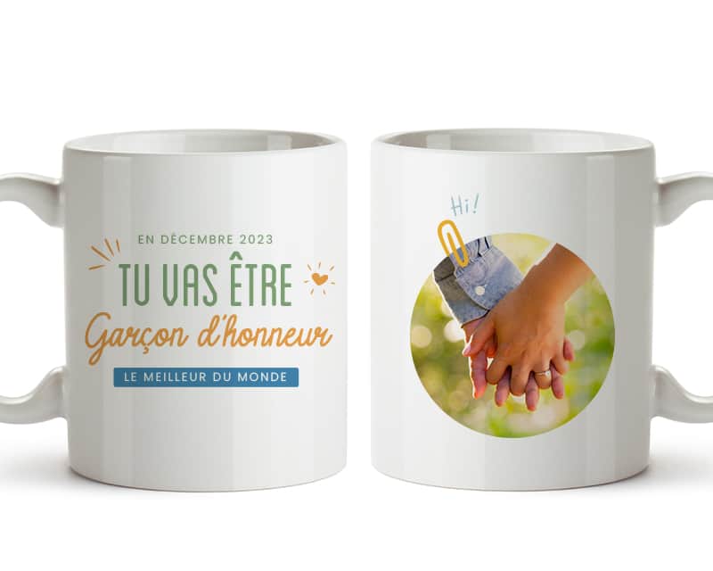 Mug personnalisé - Tu vas être garçon d'honneur