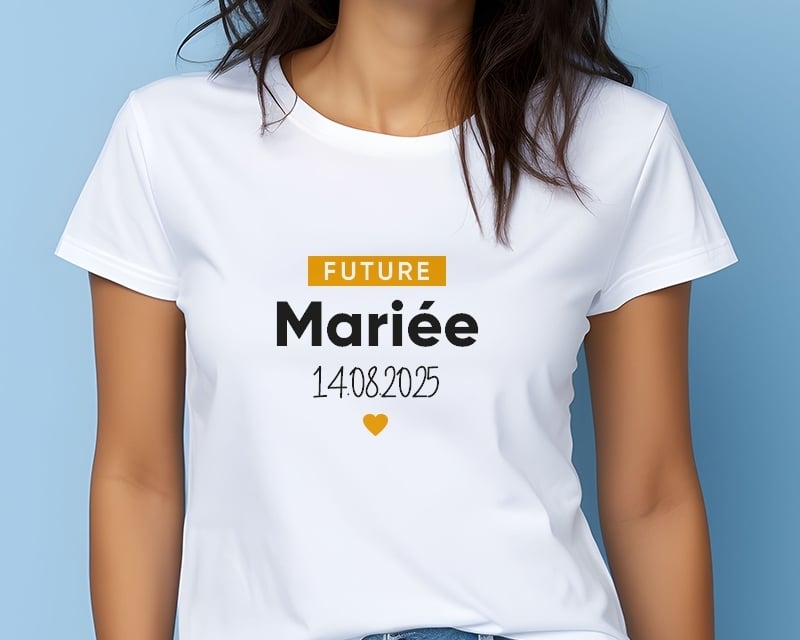 Tee shirt personnalisé femme - Future mariée