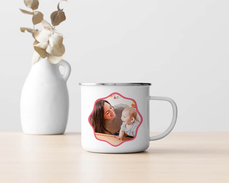 Mug émaillé personnalisé photo - Nounou