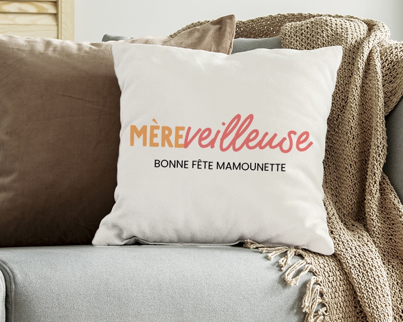 Coussin personnalisé - Mère-veilleuse