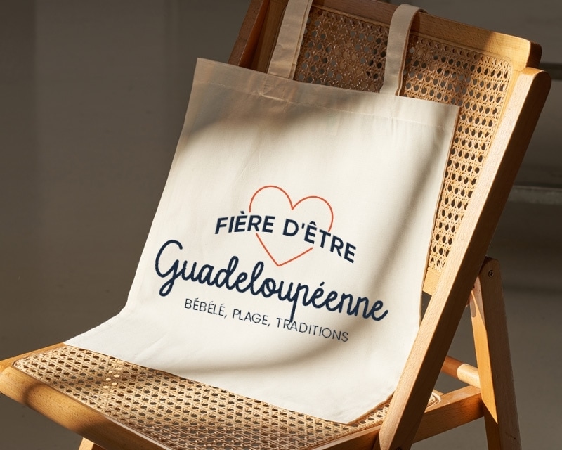 Tote bag personnalisable - Fière d'être Guadeloupéenne