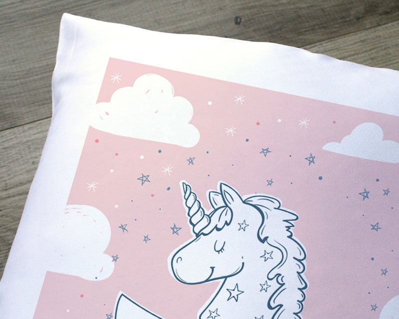 Coussin personnalisé - Licorne