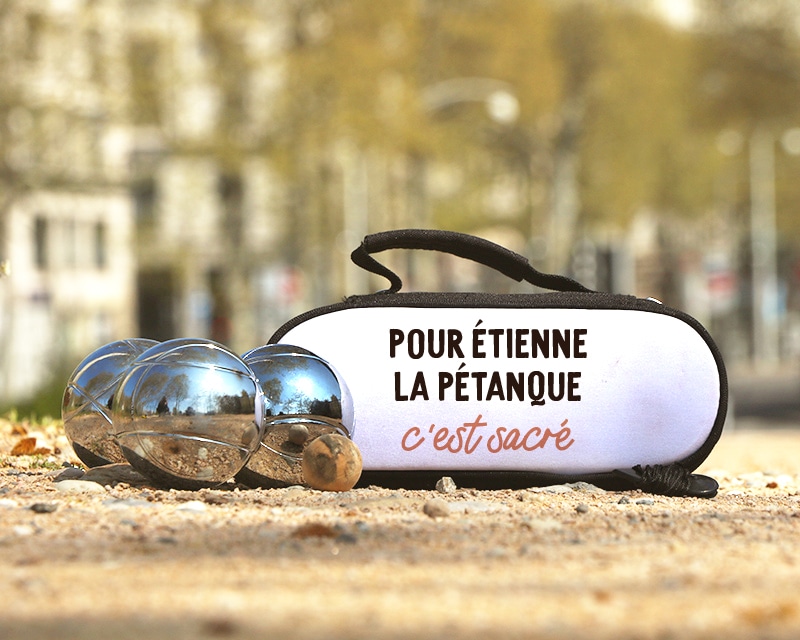 Sacoche de pétanque personnalisable - Message