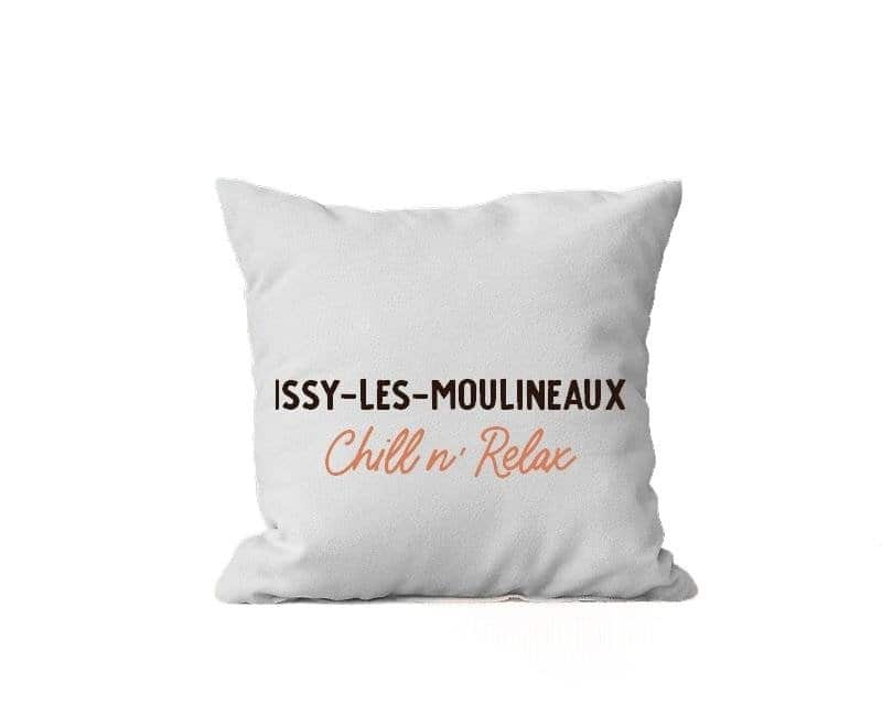 Coussin personnalisé Issy-les-Moulineaux