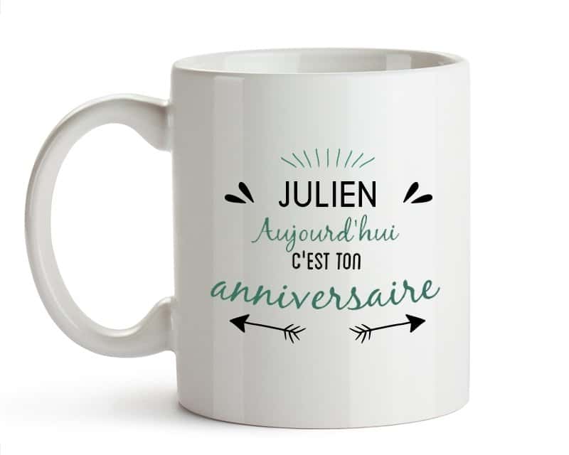 Mug personnalisé pour un Julien