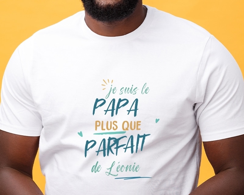 T-Shirt homme personnalisé : Papa le plus...