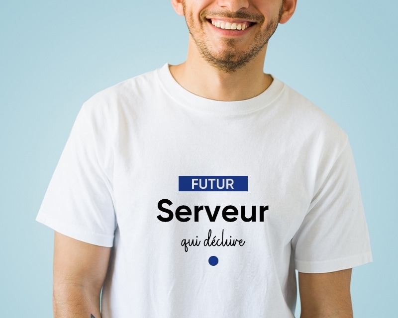 Tee shirt personnalisé homme - Futur serveur