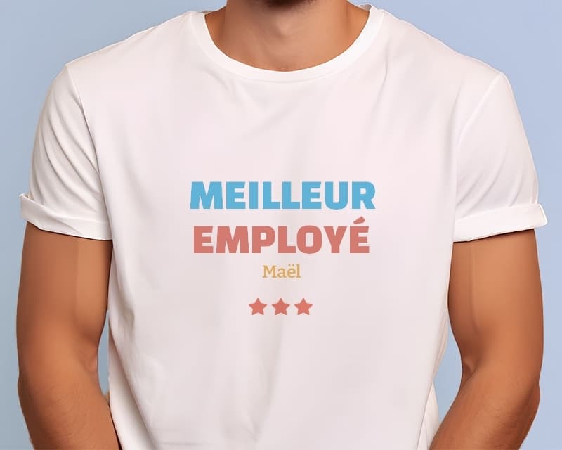 Tee shirt personnalisé homme - Meilleur Employé