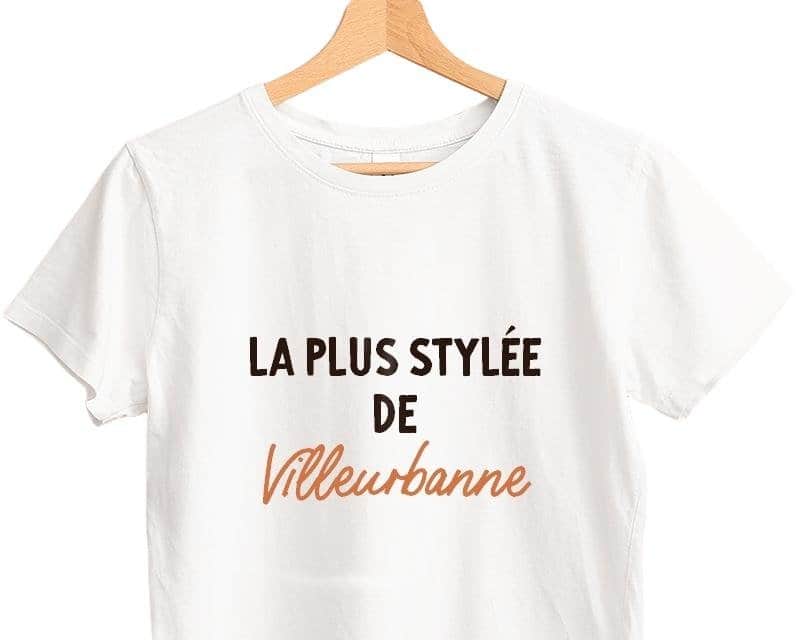 T-shirt femme personnalisé Villeurbanne