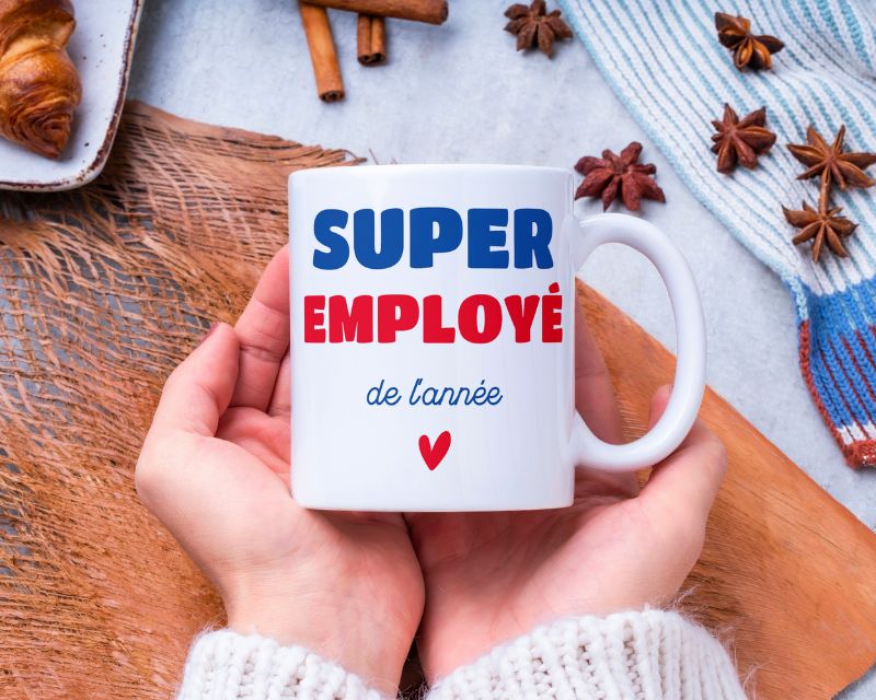 Mug personnalisé - Super Employé 