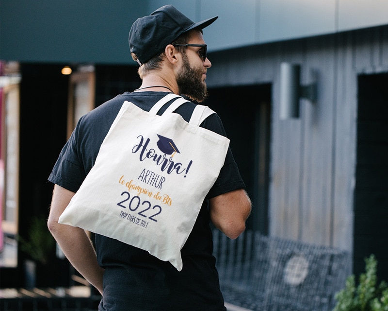 Tote bag personnalisé - Collection diplomé(e)