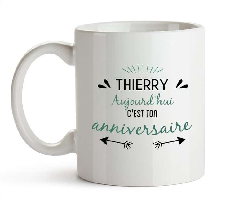 Mug personnalisé pour un Thierry