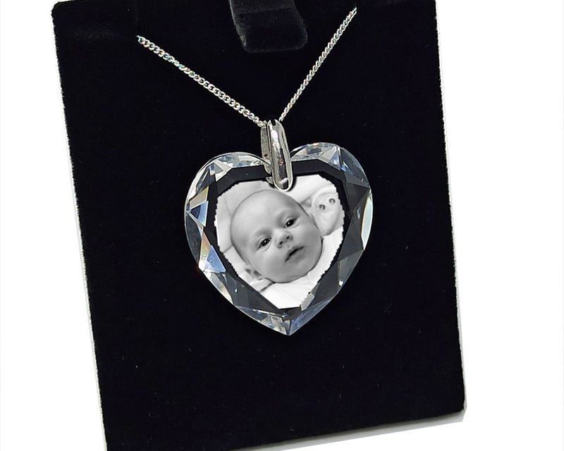 Pendentif Cristal Swarovski® Coeur Photo