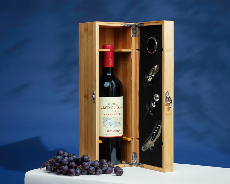 Coffret sommelier 4 accessoires papa 50 ans