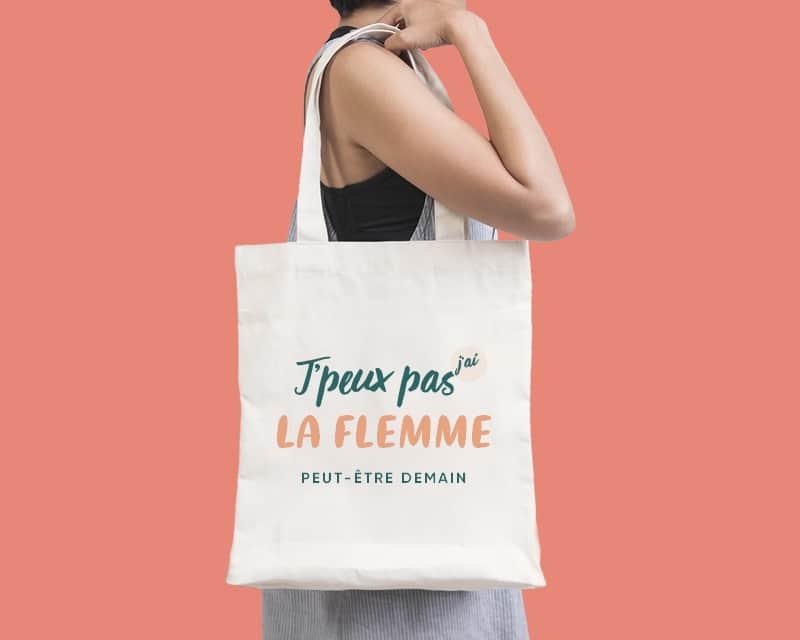 Tote bag personnalisable - J'peux pas