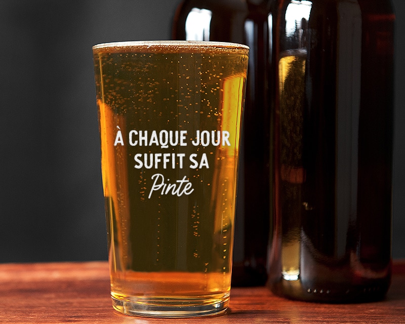 verre à bière pinte message générique homme né en 1988