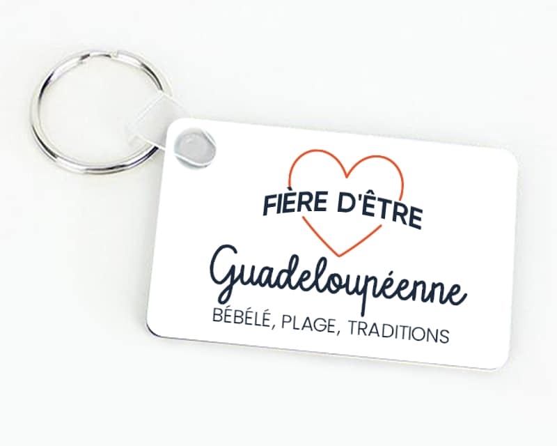 Porte-clés personnalisable - Fière d'être Guadeloupéenne