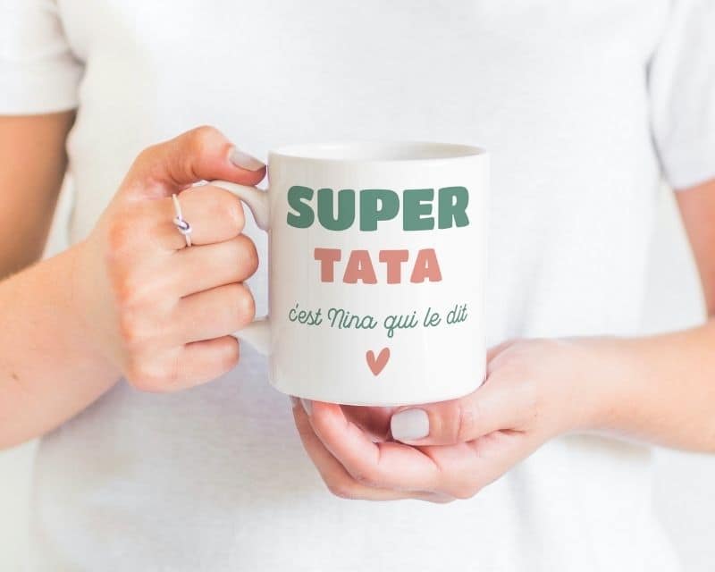 Mug personnalisé - Super Tata