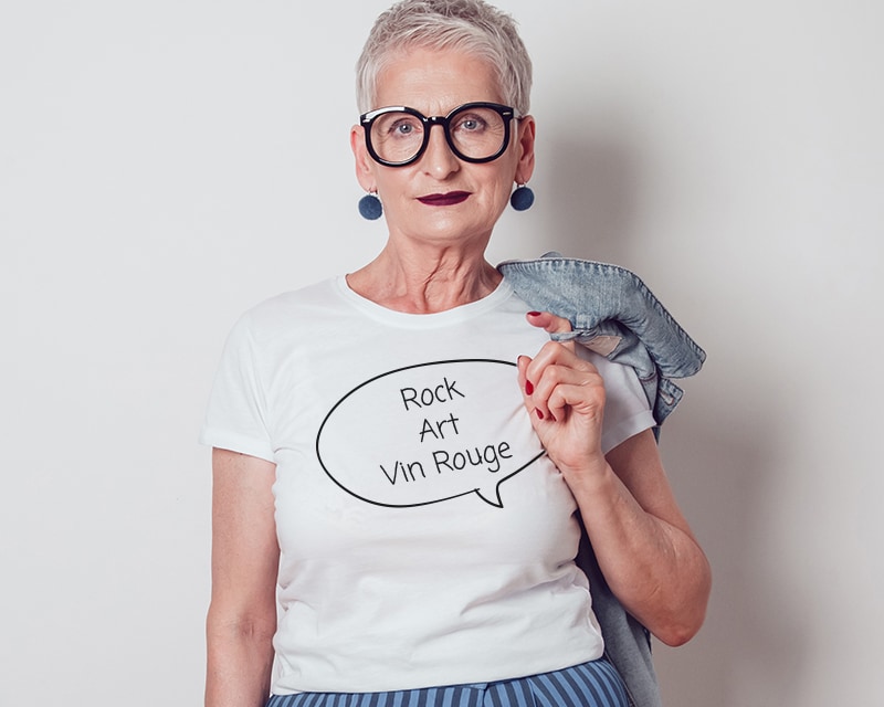 Tee shirt personnalisé femme - Bulle dialogue