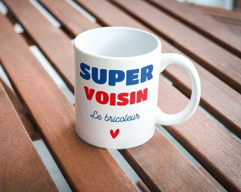 Mug personnalisé - Super Voisin 