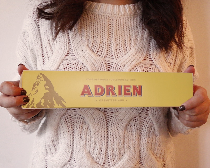 Toblerone géant personnalisable - Classique