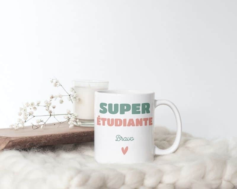 Mug personnalisé - Super Étudiante