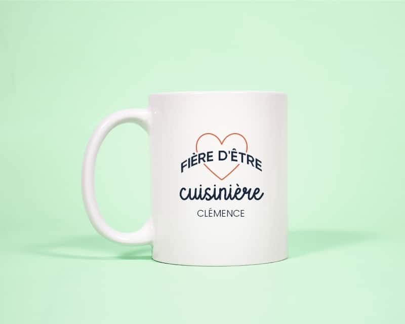 Mug personnalisé - Fière d'être cuisinière