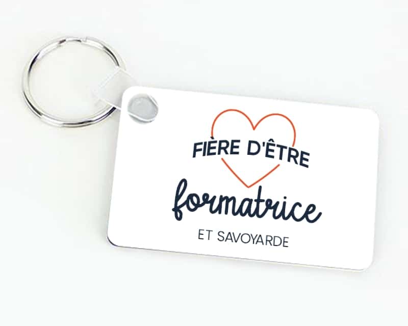 Porte-clés personnalisable - Fière d'être formatrice