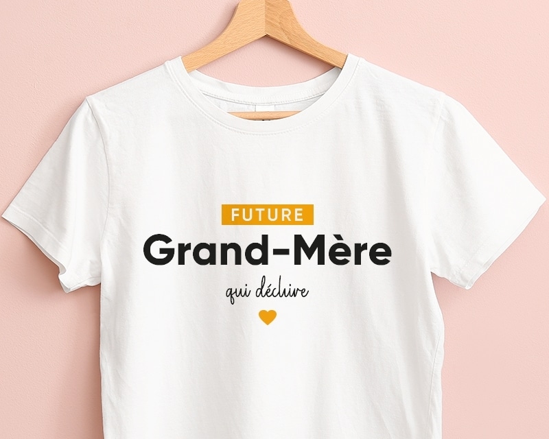 Tee shirt personnalisé femme - Future grand-mère