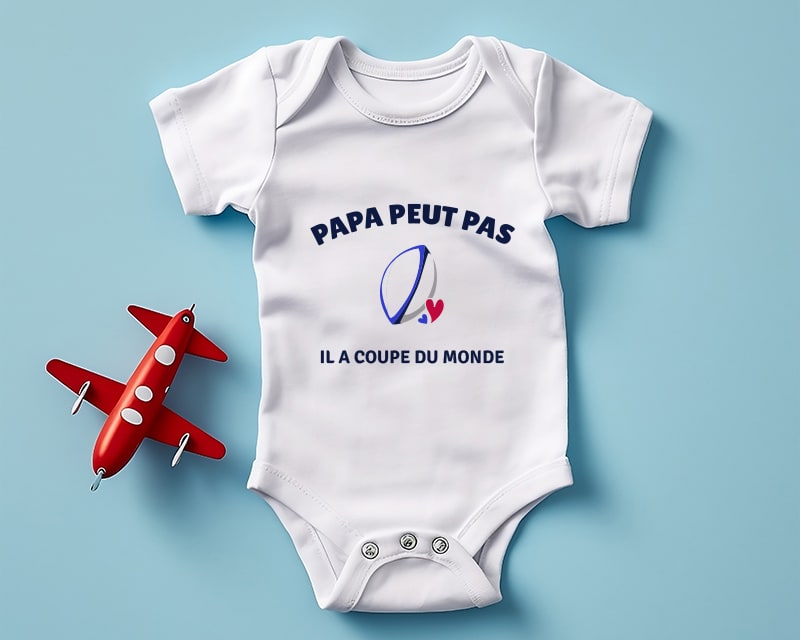 Body bébé personnalisable - Rugby