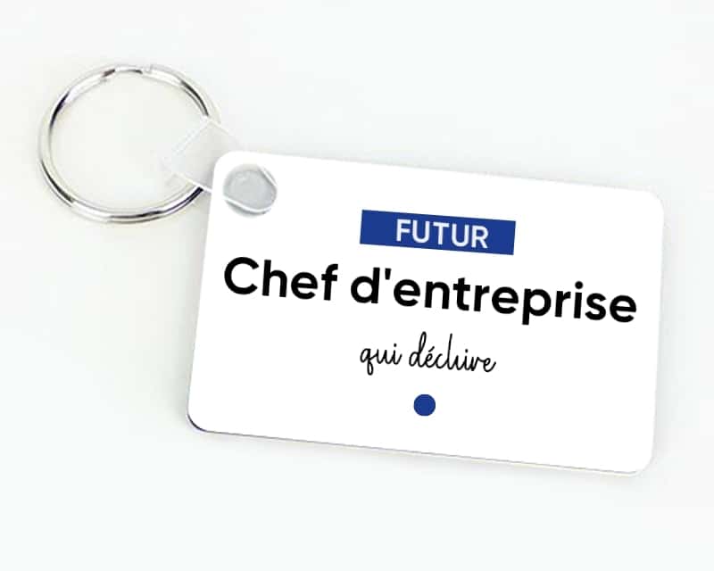 Porte-clés personnalisé - Futur chef d'entreprise