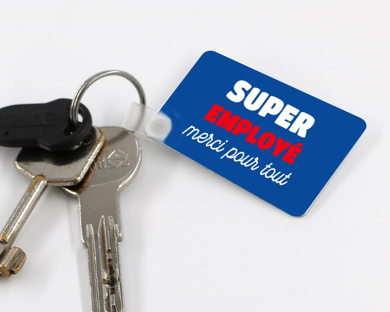 Porte-clé personnalisé - Super Employé