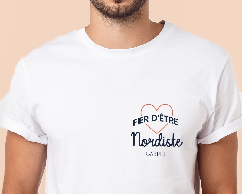 Tee shirt personnalisé homme - Fier d'être Nordiste