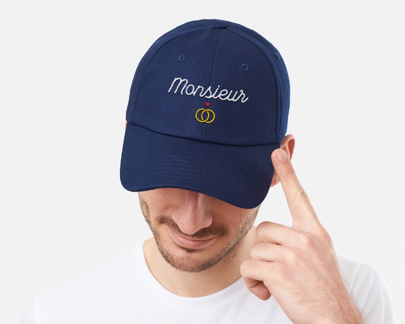 Casquette brodée Mariage