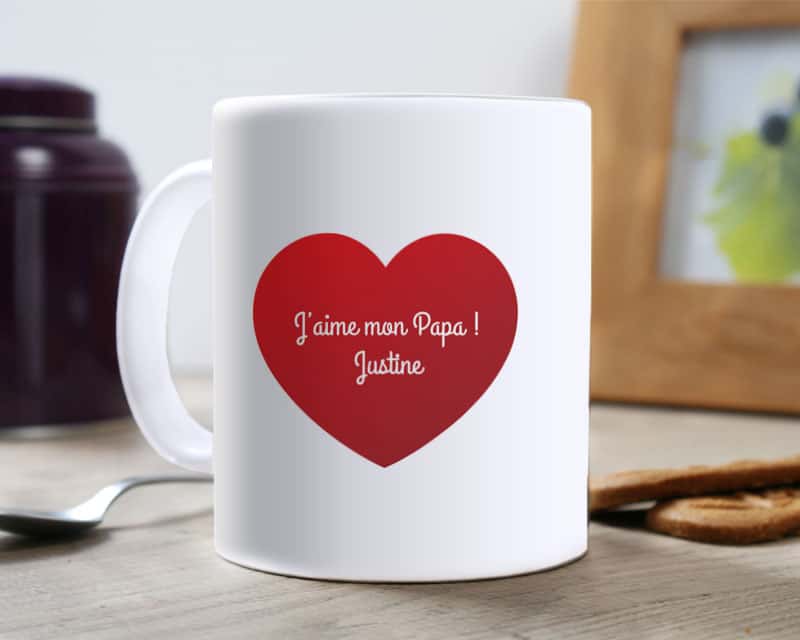 Mug personnalisé - J'aime mon Papa