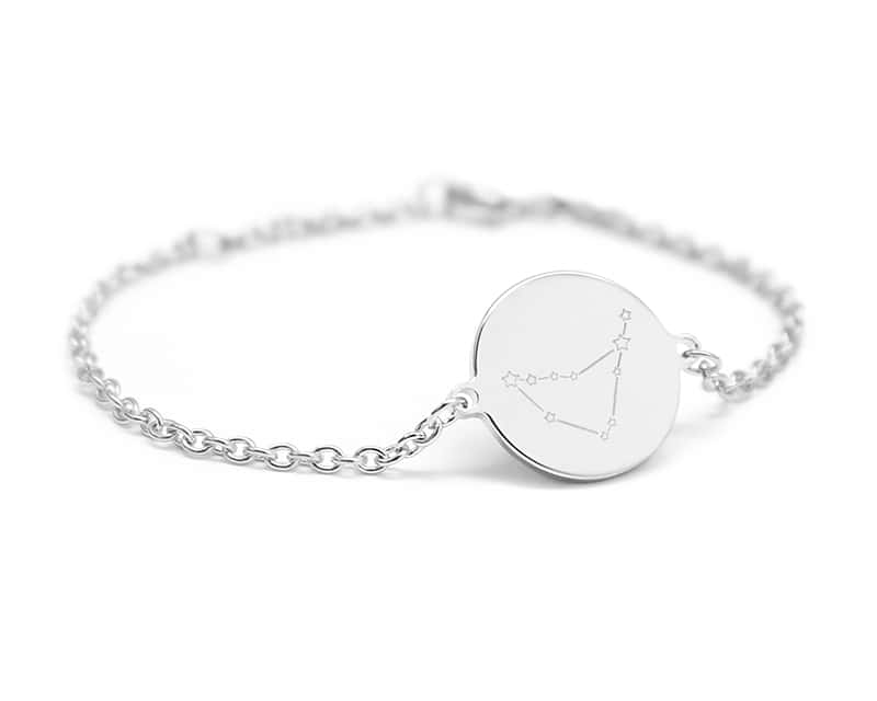 Bracelet personnalisé plaqué or ou argent - Constellations