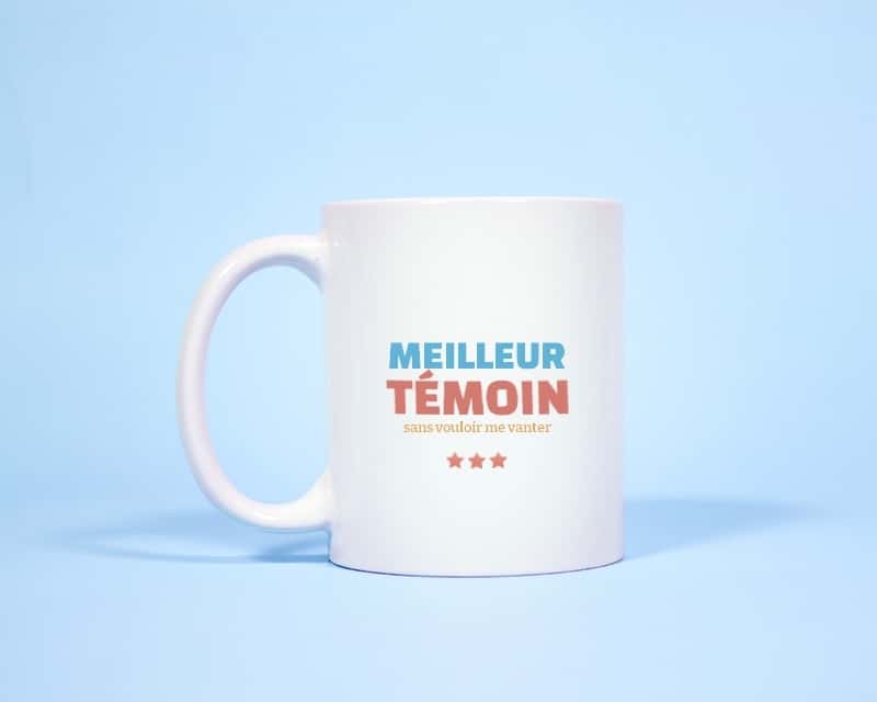 Mug personnalisé - Meilleur Témoin