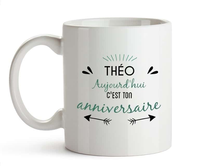 Mug personnalisé pour un Théo