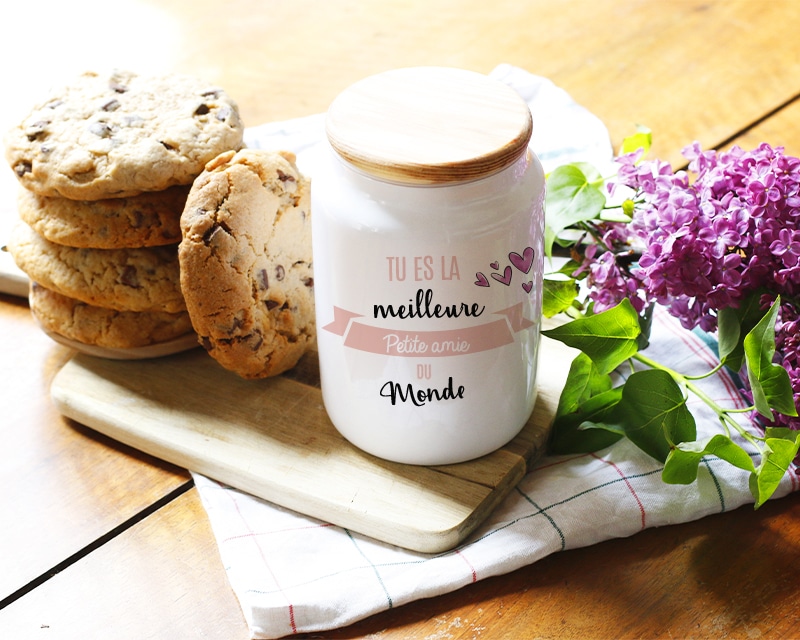 Pot à biscuits personnalisé - Meilleure du Monde