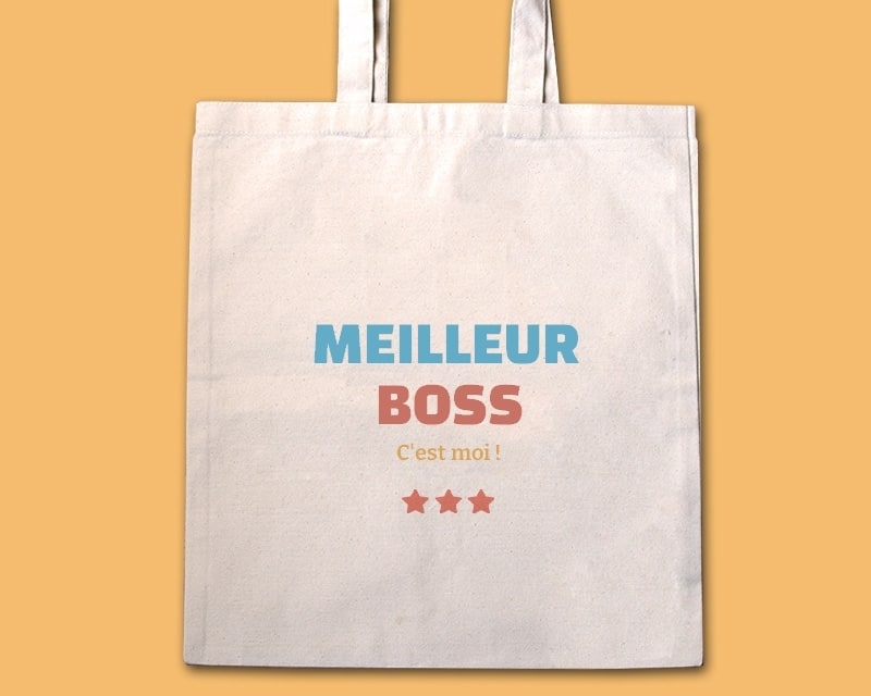 Tote bag personnalisable - Meilleur Boss