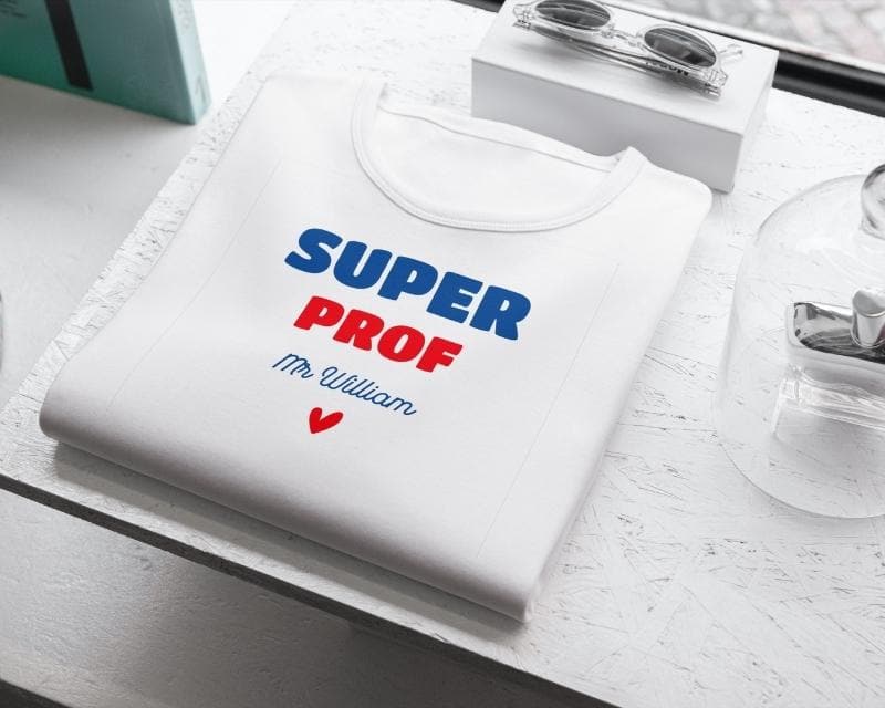 Tee shirt personnalisé homme - Super Prof