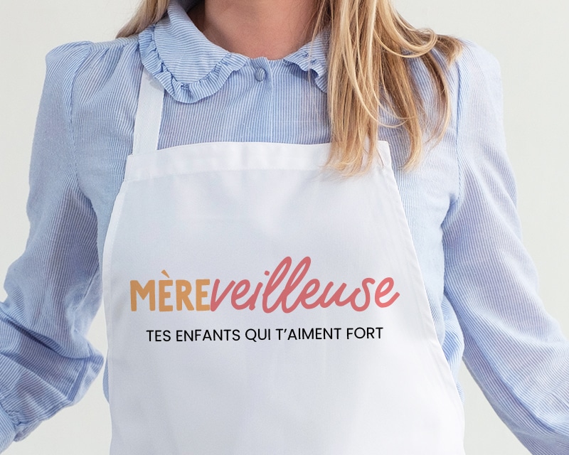 Tablier personnalisé femme - Mère-veilleuse