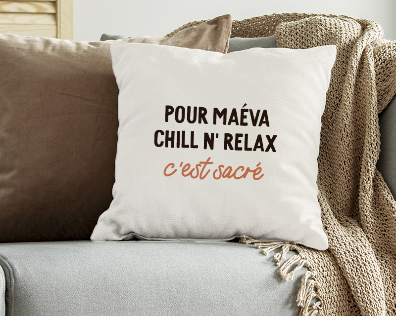 Coussin message maman 72 ans