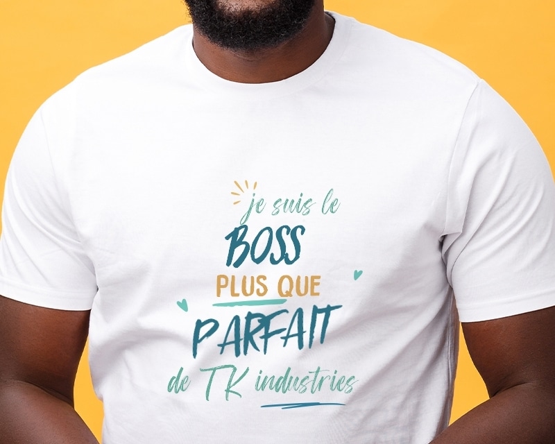 T-Shirt homme personnalisé : Boss le plus...