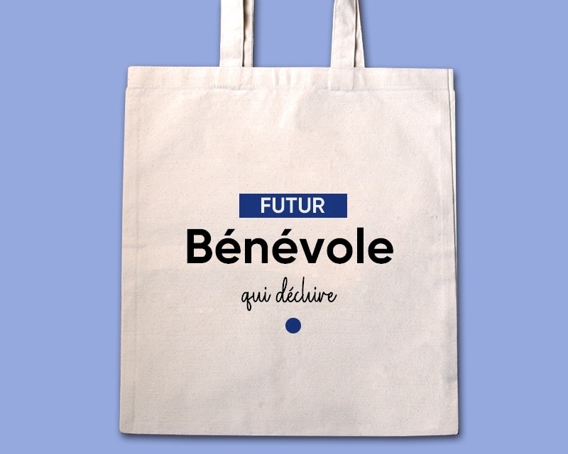 Tote bag personnalisable - Futur bénévole