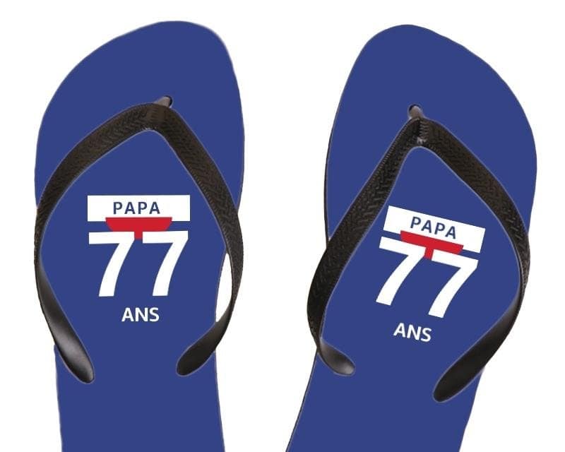 Tongs pastis  papa 77 ans