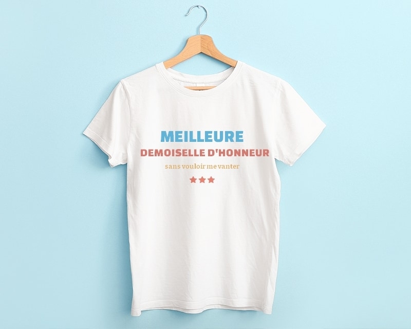 Tee shirt personnalisé femme - Meilleure Demoiselle d'honneur