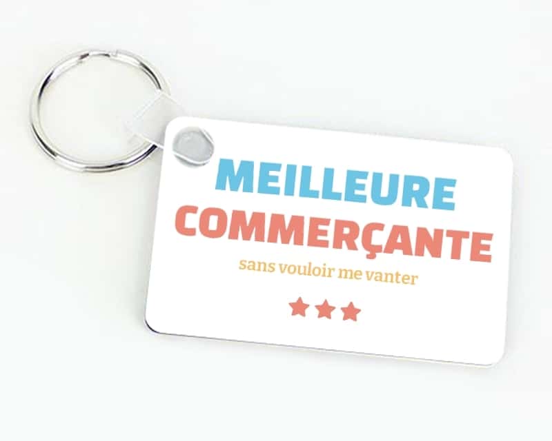 Porte-clés personnalisable - Meilleure Commerçante