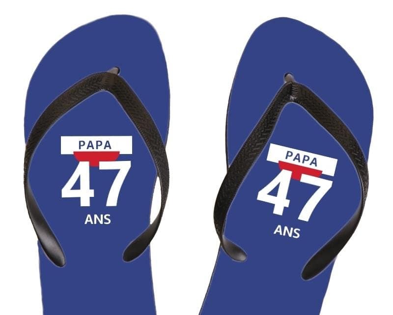 Tongs pastis  papa 47 ans