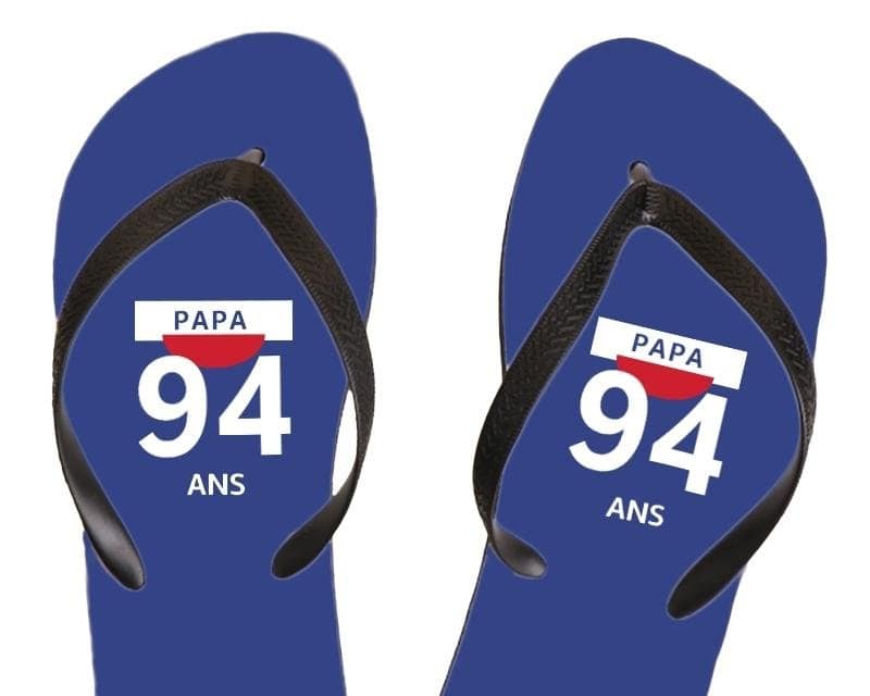 Tongs pastis  papa 94 ans